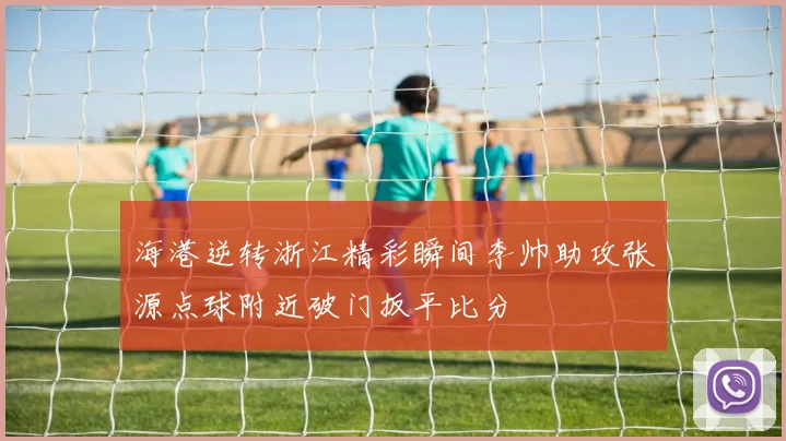 海港逆转浙江精彩瞬间李帅助攻张源点球附近破门扳平比分